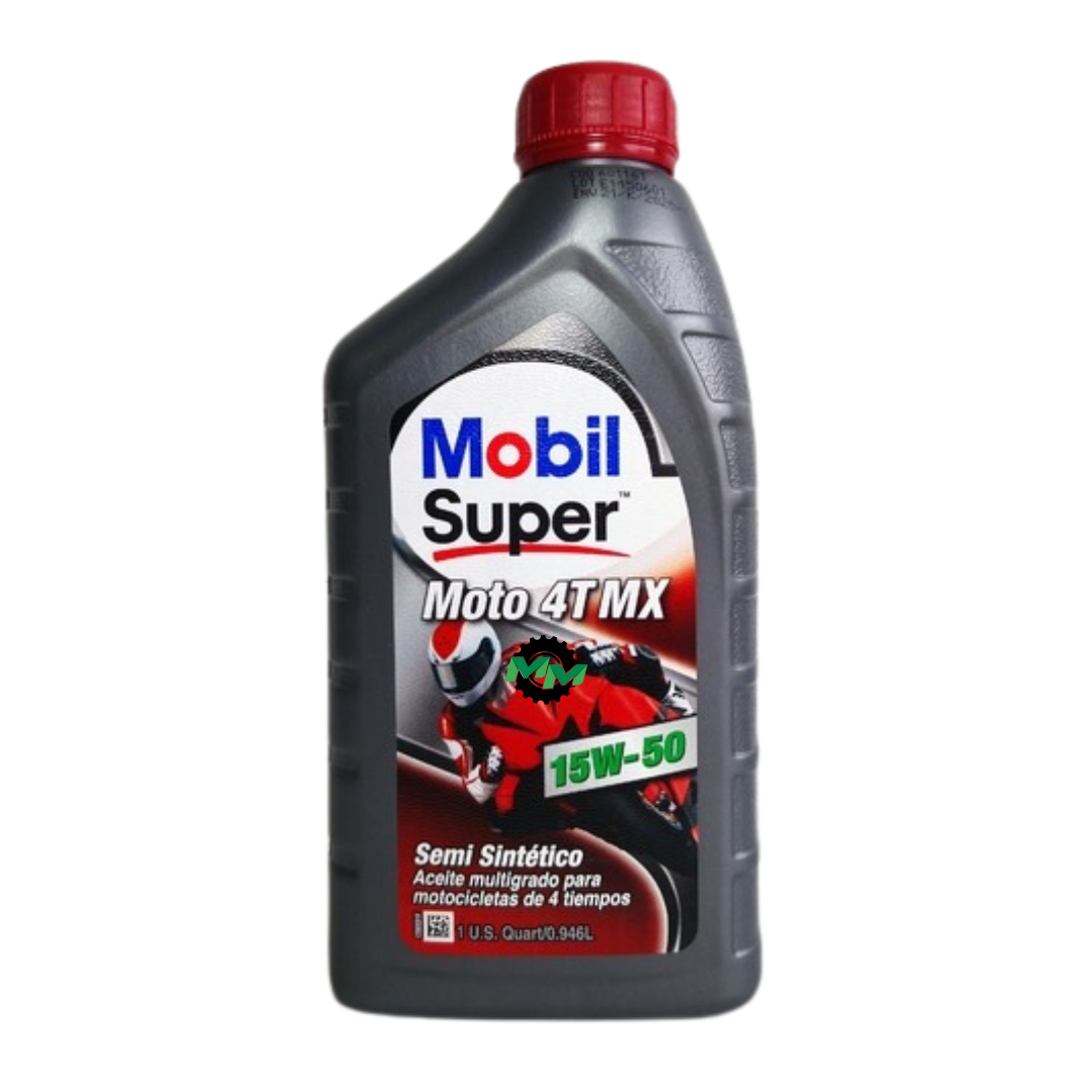 ACEITE MOBIL SUPER 15W50 4T MX LITRO