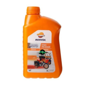 ACEITE REPSOL RIDER / HIGH MILEAGE 25W60 4T LITRO