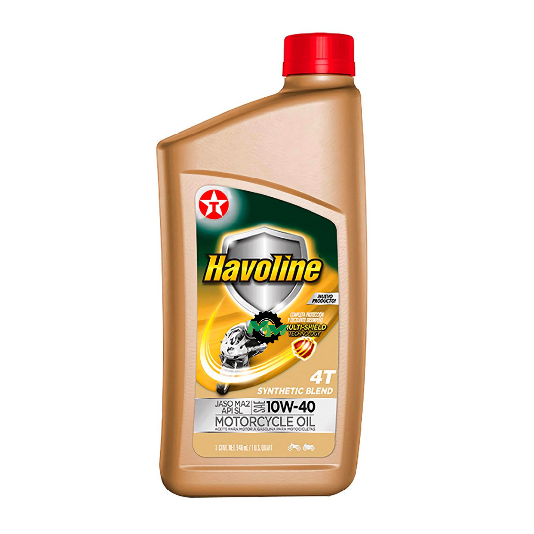 ACEITE SINTETICO HAVOLINE MULTISHIELD 10W40 1 LT