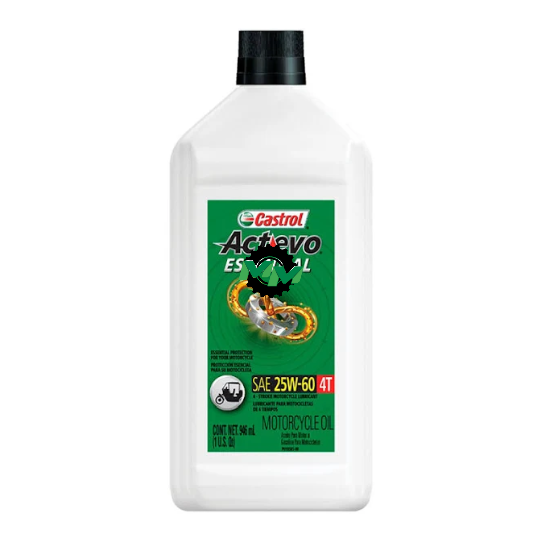 ACEITE CASTROL ESSENTIAL SAE 25W60 4T 1/4
